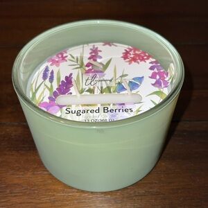 True Living Sugared Berries 3 Wick Scented Jar Candle